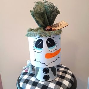 Snowman Lamp